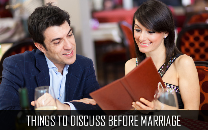 Things to discuss before marriage