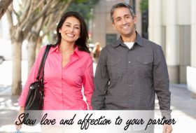 Show love and affection to your partner
